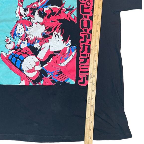 Funimation Black My Hero Academia Graphic T-Shirt Size M - Picture 5 of 6